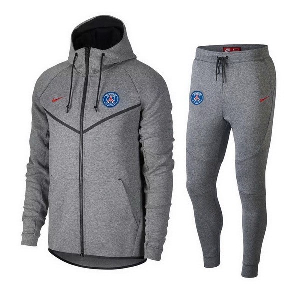 Trainingsanzug Paris Saint Germain 2018-19 Grau Marine Fussballtrikots Günstig